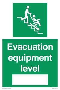 Evacuation equipment level